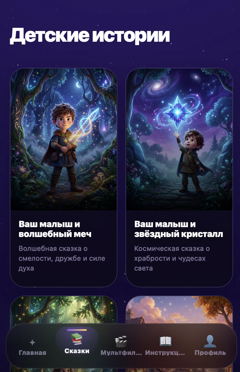 Готовые сюжеты MySkazka